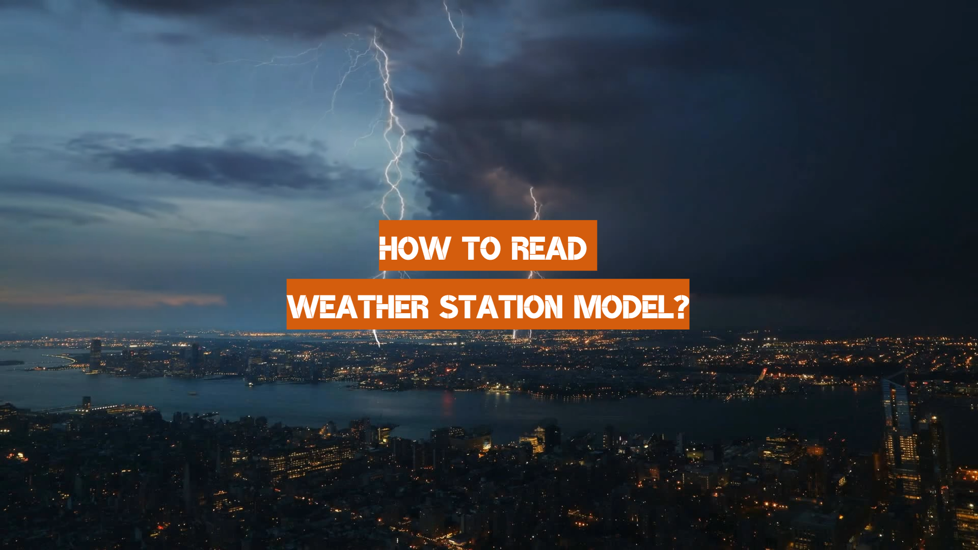 How to Read Weather Station Model? WeatherStationPro