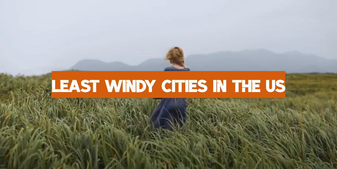 Least Windy Cities in the US